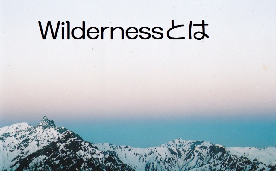 Wilderness ウィルダネスとは